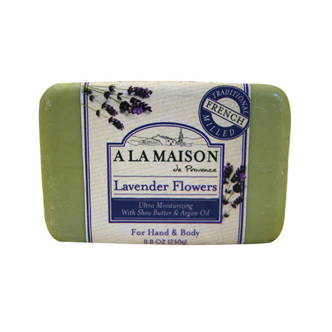 A La Maison Bar Soap Lavender Flowers (8.8 Oz)