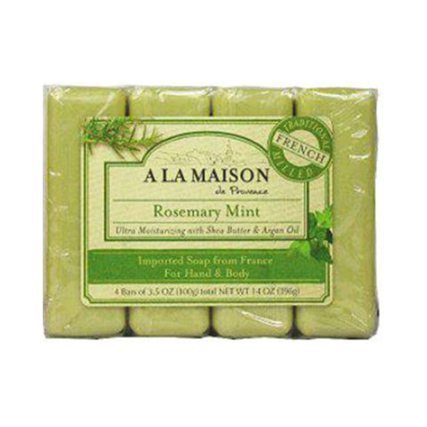 A La Maison Bar Soap Rosemary Mint Value (4 Pack)