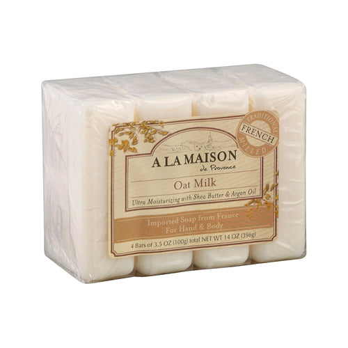 A La Maison Bar Soap Oat Milk Value (4 Pack)