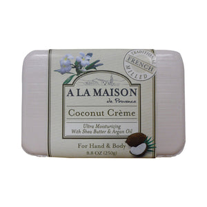 A La Maison Bar Soap Coconut Creme (8.8 Oz)